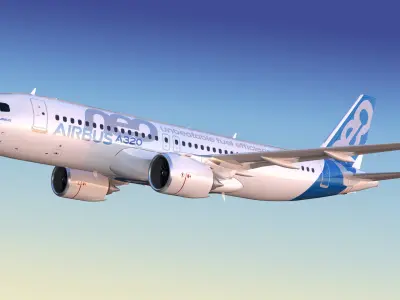  Airbus A320 Neo with interior and cockpit 