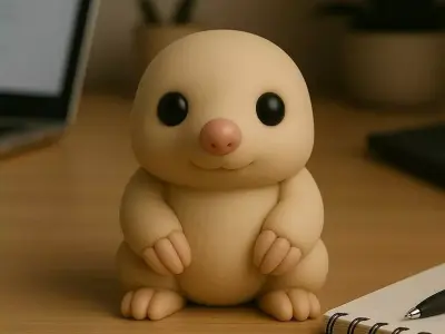 Mole - Kawaii Animals Collection 3D print model