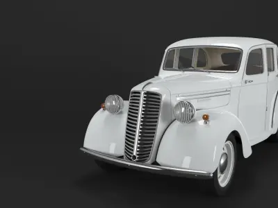 Hindustan Ten 3d Car Model 3D model