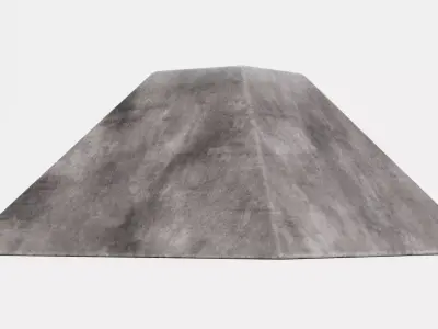 -Concrete Flower Pot V8- 3D model