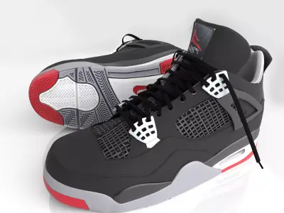 aj4xiezi air jordan 3D model