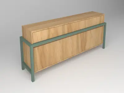  MODERN MINIMAL CONSOLE  3D model