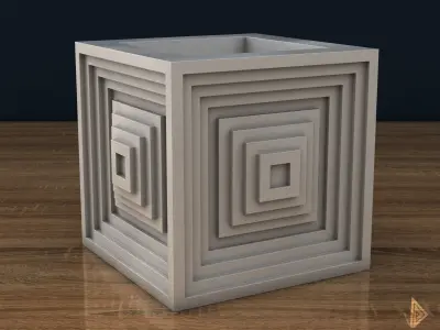 VASE 019 3D print model