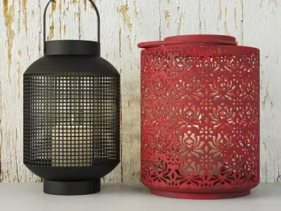 Lanterns by ZARA HOME 3D model purchase