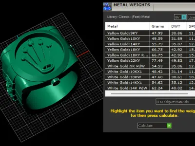 LUXURY ROLEX LOGO RING 3D PRINTABLE MODEL 3D print model