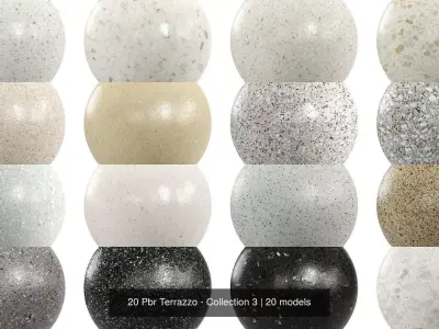 20 Pbr Terrazzo - Collection 3 Texture