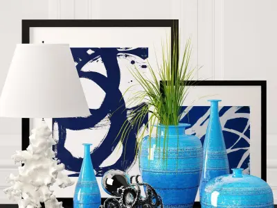 Decoration set by Ethan Allen 3D model