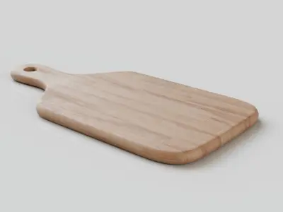 Chopping Board Low-poly 3D model