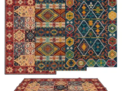 50 in 1 Rug Collection No 27 Low-poly 3D model