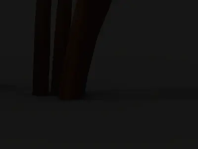 Decorative Cattail Sculpture Model Pack Low-poly 3D model