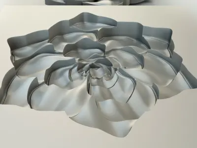 Flower - silicone mold for 3D printer in stl format 3D print model