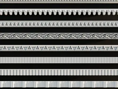 Ornament Pack Vol 14 - Islamic Renaissance Antique 3D model