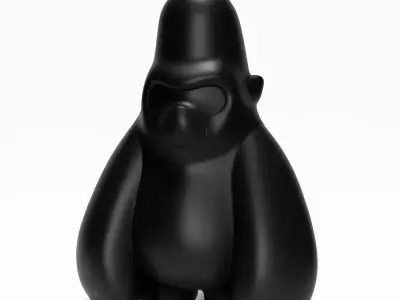 Minimalist  Blacky Kong toy 3D print model