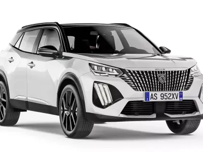 Peugeot e-2008 2024 3D model