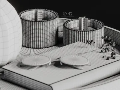 decorative set 17 3D model