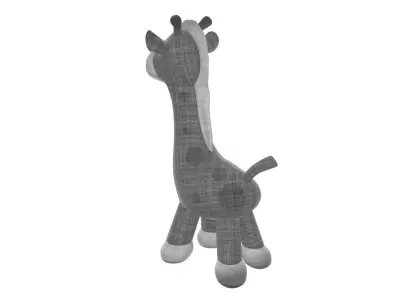 Giraffe plushie doll 3D model
