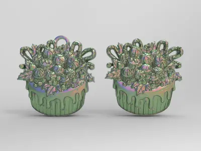 cake cookie treedecor  3D print model