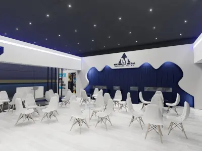 15x15 Stand Design Free 3D model