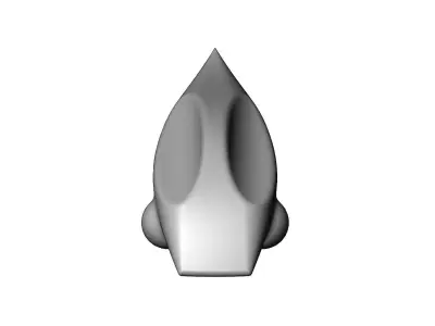 Miniature vehicle automotive speed sculpture N002 3D print model