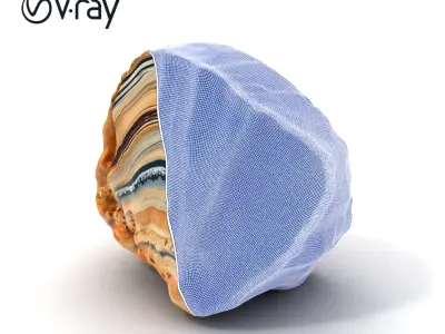 Layered Sedimentary Rock Model Pack Low-poly 3D model