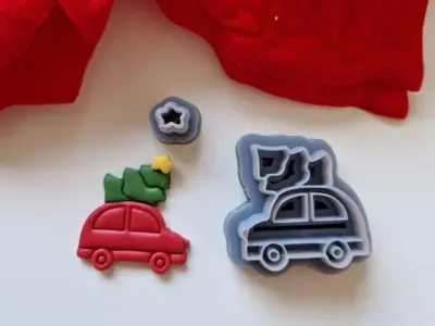 Car - Polymer Clay Cutter 3D model