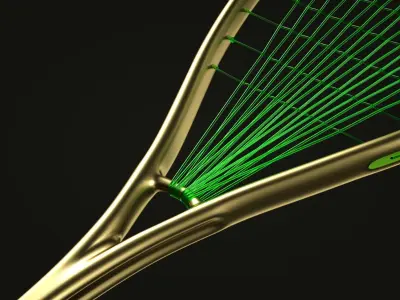 Squash racket 3D model