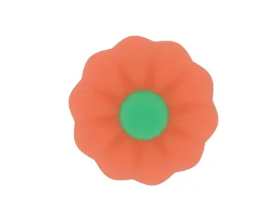 Pumpkin Marzipan 3D model