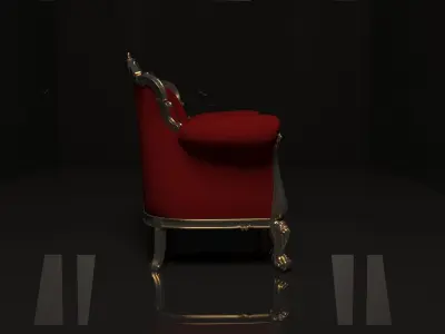 Sofa luxury 3D model get