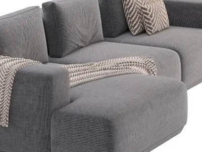 Corner sofa Grant 3D model