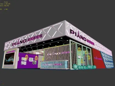 Exhibition - Area -22X13-3DMAX2010-02 3D model