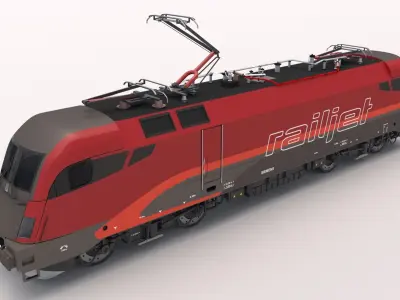 Siemens Taurus RailJet 3D model