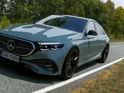 Mercedes-Benz E-class AMG 2024 3D model