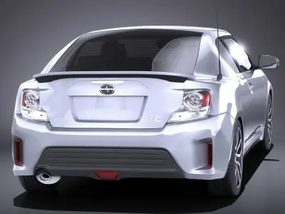 Scion tC 2016 VRAY  3D model