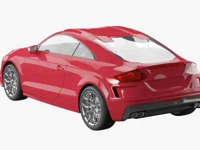 Generic car unique Coupe 3D model