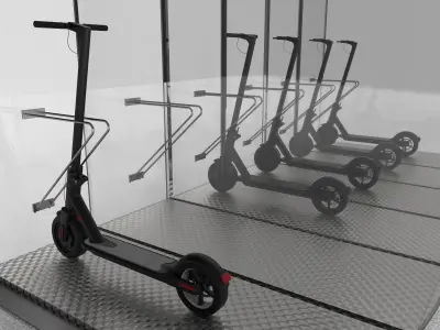 Park bikes  3D model