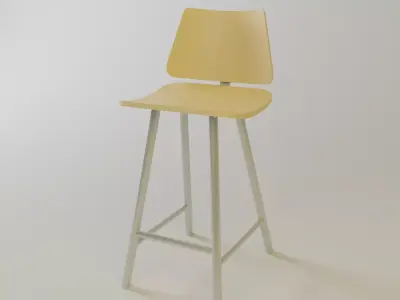 Simple Chair 3D model