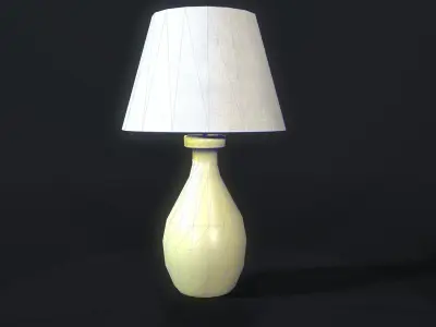 Table Lamp Low-poly 3D model