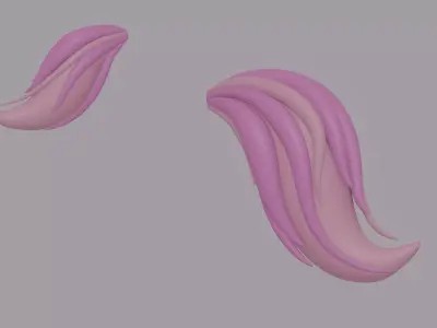 Tail model 3D model