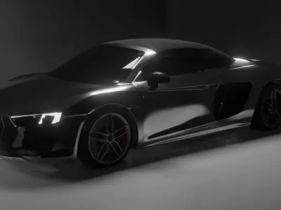 Audi R8 Spyder 2017 3D model