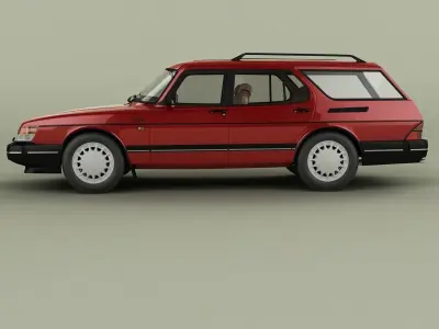 SAAB 900 Safari  3D model