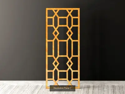 Decorative Panels Pack 1 3D Model Collection