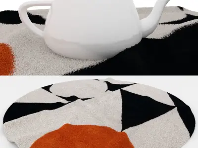 Rugs No 888 Low-poly 3D model