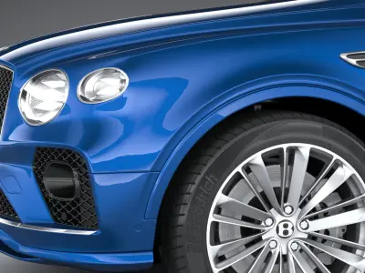 Bentley Bentayga Speed 2021 3D model