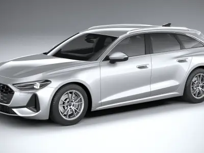 Audi A5 Avant regular 2025 3D model