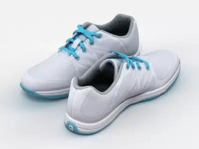 Sports Shoes 001 3D model