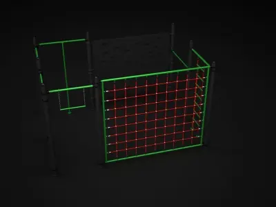 Teenagers Outdoors Toys 3D model