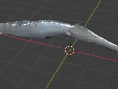 cetus 3d sea monster 3D model