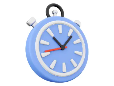 3d time icon 3D model