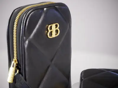 Balenciaga Phone Holder Low-poly 3D model