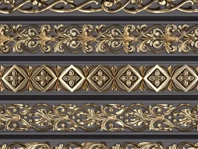 Trim Ornament 01 3D model